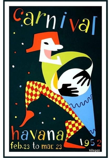 Havana Küba Seyahat Poster Tablo Ahşap Poster Dekoratif