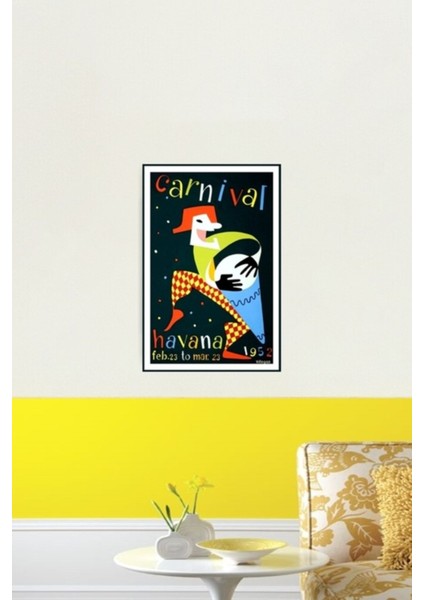 Havana Küba Seyahat Poster Tablo Ahşap Poster Dekoratif
