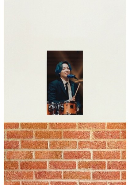 Bts Jungkook Tablo Ahşap Poster Dekoratif KOD4316