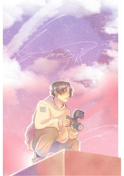 Jungkook | Hayat Devam Ediyor Tablo Ahşap Poster Dekoratif KOD1149