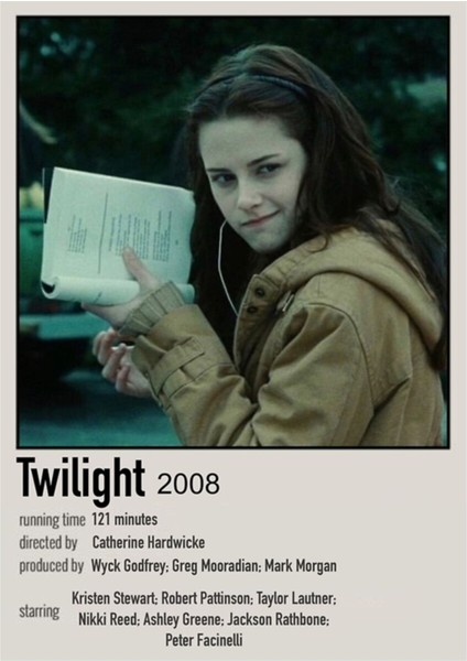 Twilight-Vintage Poster Tablo Ahşap Poster Dekoratif