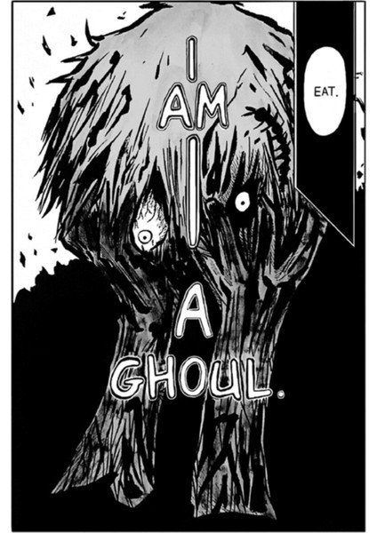 Kaneki Tokyo Ghoul Manga Paneli Tablo Ahşap Poster Dekoratif