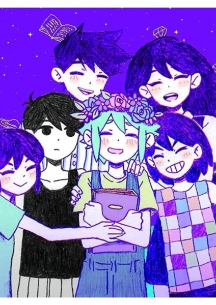 Omori Karakter Iı Tablo Ahşap Poster Dekoratif