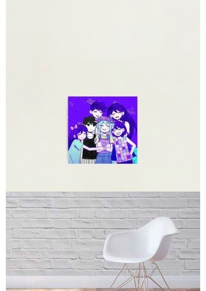 Omori Karakter Iı Tablo Ahşap Poster Dekoratif