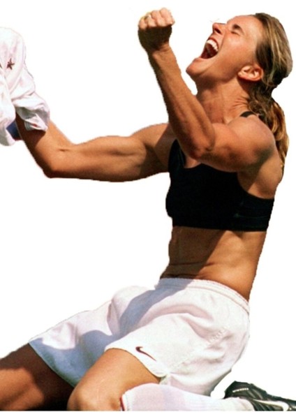 Abd Kadın Milli Takımı: Brandi Chastain Tablo Ahşap Poster Dekoratif