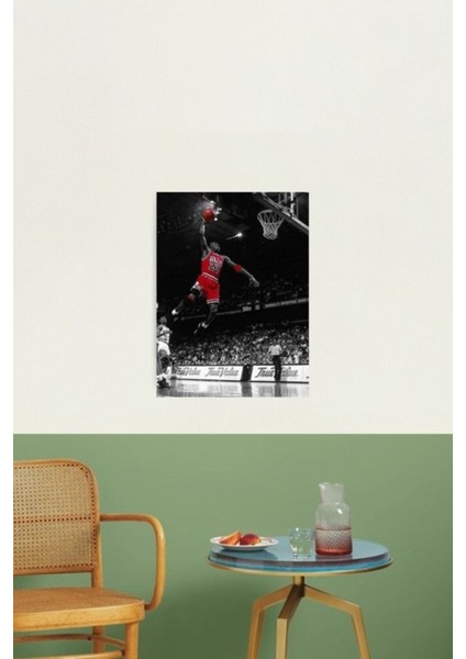 Michael Jordan Chicago Bulls Tablo Ahşap Poster Dekoratif fiyatları