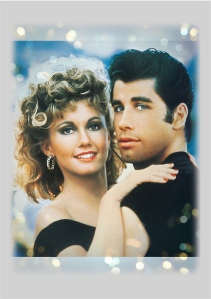 Grease - Watercolor D19 Tablo Ahşap Poster Dekoratif