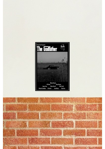 The Godfather Film Posteri Tablo Ahşap Poster Dekoratif fiyatları