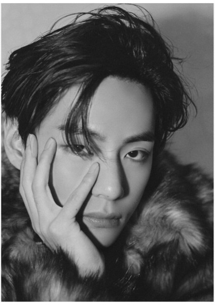 Taehyung Tablo Ahşap Poster Dekoratif KOD5180