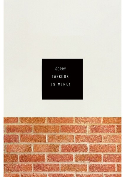 Üzgünüm Taekook Benim Tablo Ahşap Poster Dekoratif KOD2403 fiyatları