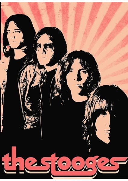The Stooges Klasik Tablo Ahşap Poster Dekoratif