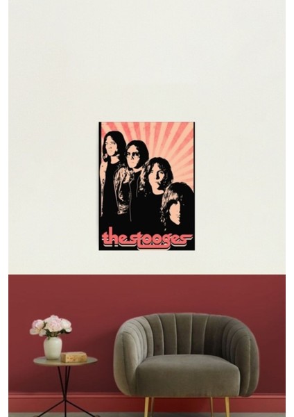 The Stooges Klasik Tablo Ahşap Poster Dekoratif