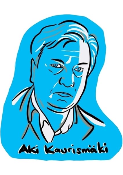 Aki Kaurismaki Tablo Ahşap Poster Dekoratif
