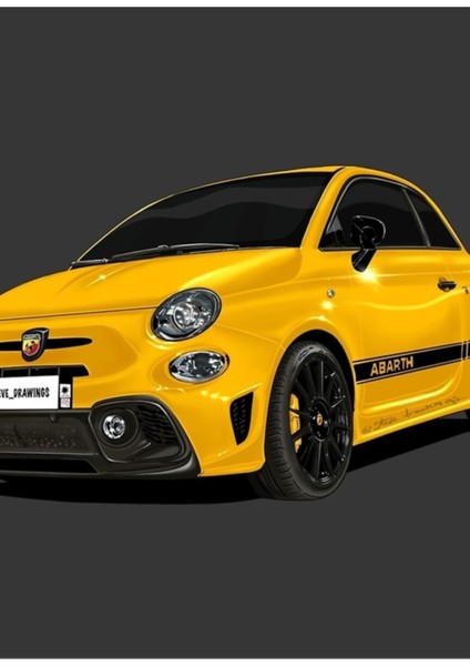 Küçük Dost Araba ! Tablo Ahşap Poster Dekoratif