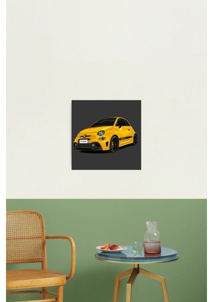 Küçük Dost Araba ! Tablo Ahşap Poster Dekoratif fiyatları