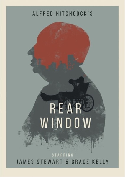 Alfred Hitchcock Rear Window Tablo Ahşap Poster Dekoratif