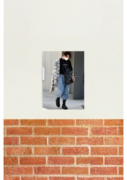Jungkook Tablo Ahşap Poster Dekoratif KOD5083