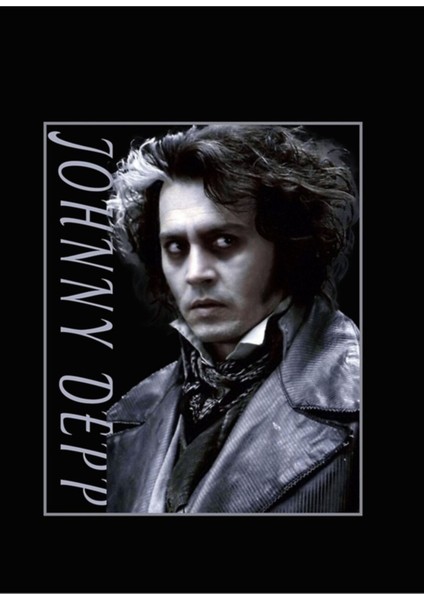 Jonny Deep Klasik Film Tablo Ahşap Poster Dekoratif
