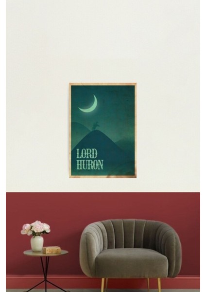 Indie Halk Illüstrasyon Tablo Ahşap Poster Dekoratif