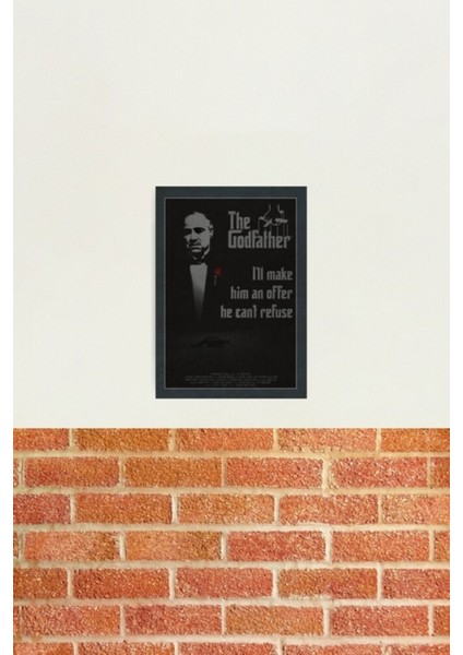 The Godfather Tablo Ahşap Poster Dekoratif fiyatları