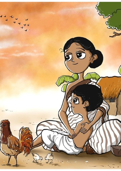 Waiting For The Train ('pather Panchali' / Song Of The Little Road) Tablo Ahşap Poster Dekoratif