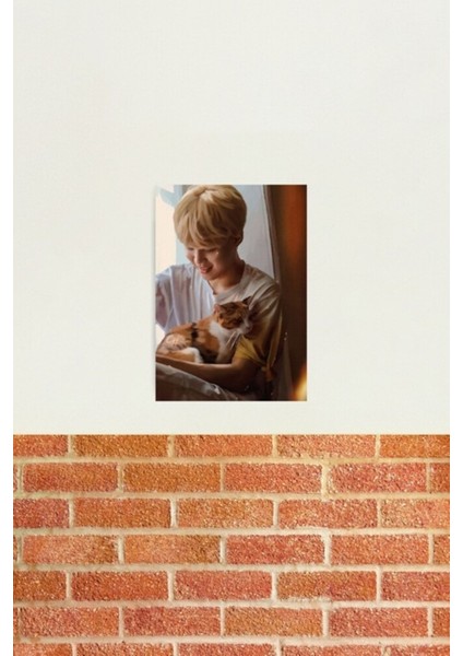 Patiska Kedi Jimin Tablo Ahşap Poster Dekoratif KOD2854 fiyatları
