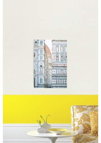 Floransa Italya Duomo Fotoğraf Tablo Ahşap Poster Dekoratif