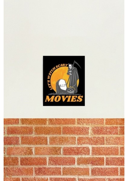 Korkunç Filmler Izleyelim Tablo Ahşap Poster Dekoratif fiyatları