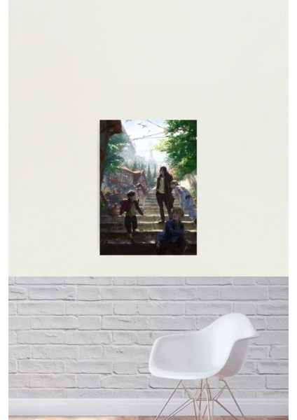 Titan Hatıraları Eren Zeke Tablo Ahşap Poster Dekoratif