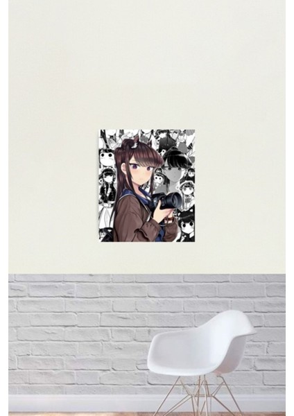 Komi San Cant Communicate Tablo Ahşap Poster Dekoratif