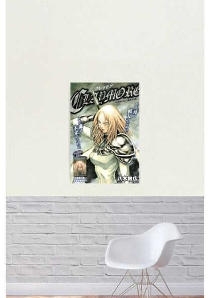 Claymore Manga Kapağı - Miria Tablo Ahşap Poster Dekoratif