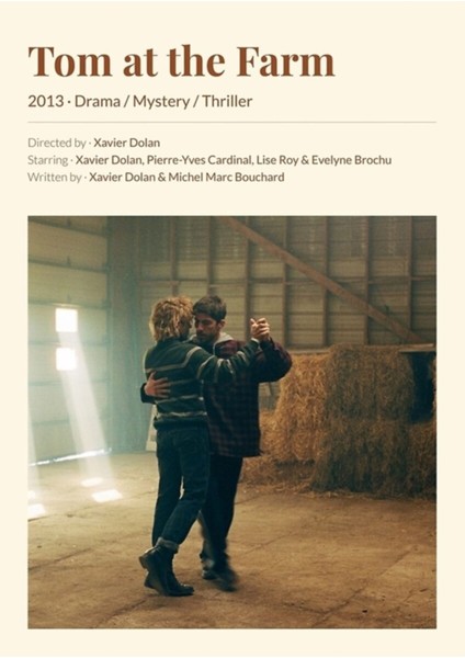 Tom At The Farm / Tom À La Ferme (2013) Xavier Dolan Movie Tablo Ahşap Poster Dekoratif