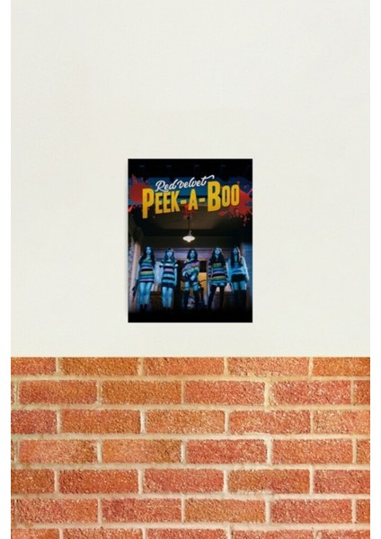 Red Velvet - Peek-A-Boo Tablo Ahşap Poster Dekoratif KOD1963