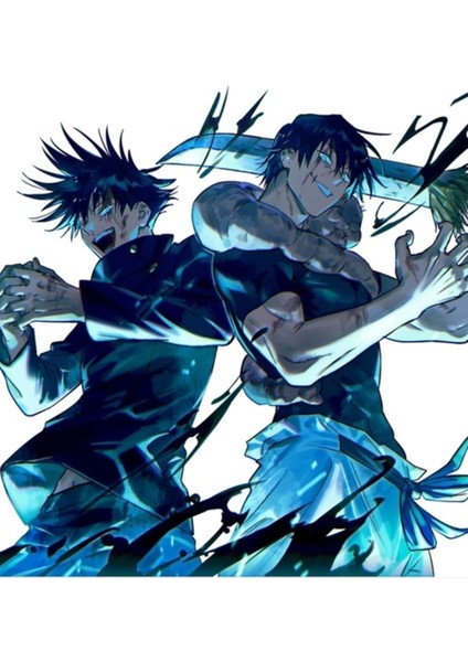 Megumi x Toji Fushiguro Tablo Ahşap Poster Dekoratif