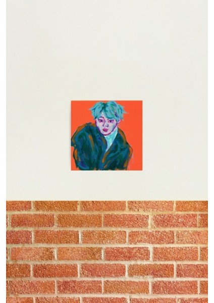 Şeftali Jimin Tablo Ahşap Poster Dekoratif KOD4210 fiyatları