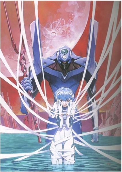 Evangelion Rei Ayanami Ünitesi 0 Tablo Ahşap Poster Dekoratif