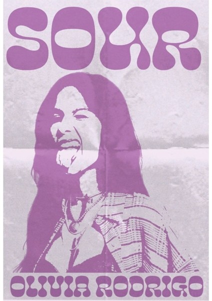 Olivia Rodrigo Sour Tablo Ahşap Poster Dekoratif