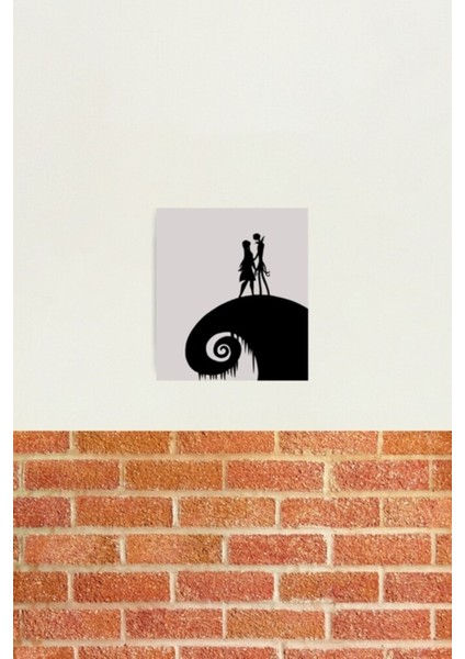 Jack ve Sally Tablo Ahşap Poster Dekoratif fiyatları