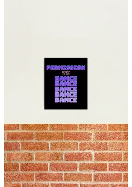 Tablo Ahşap Poster Dekoratif Dans Etme Izni KOD3994 fiyatları