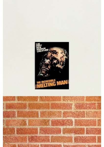 Inanılmaz Eriyen Adam Tablo Ahşap Poster Dekoratif