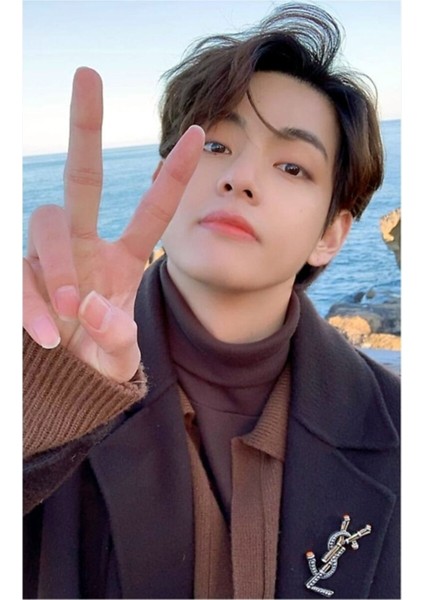 Vee Taehyung Tablo Ahşap Poster Dekoratif KOD4426