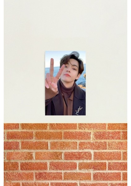 Vee Taehyung Tablo Ahşap Poster Dekoratif KOD4426