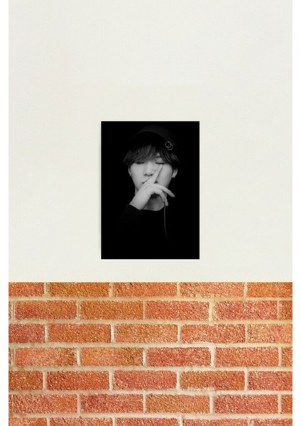 Bts Suga Tablo Ahşap Poster Dekoratif KOD5182