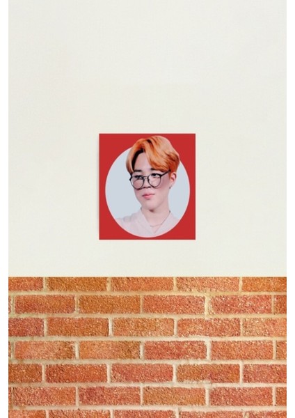 Bts Jimin Kpop Grupları Tablo Ahşap Poster Dekoratif KOD2026