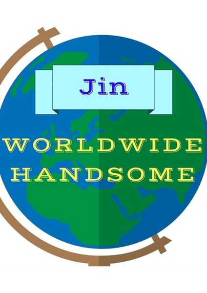 Bts Jin Dünya Çapında Yakışıklı Tablo Ahşap Poster Dekoratif KOD997