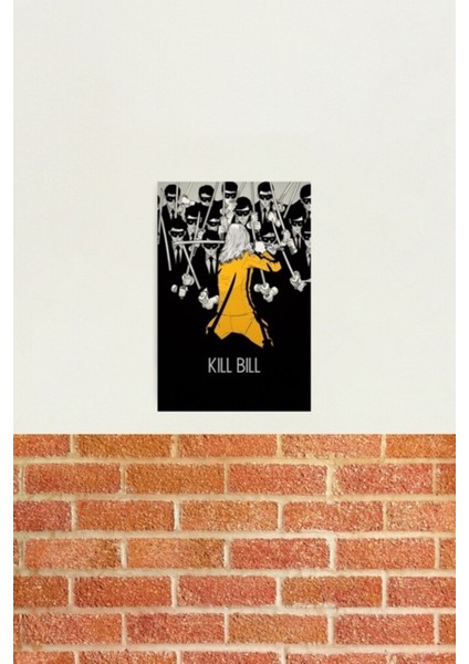 Kill Bill Minimalist Baskı Tablo Ahşap Poster Dekoratif