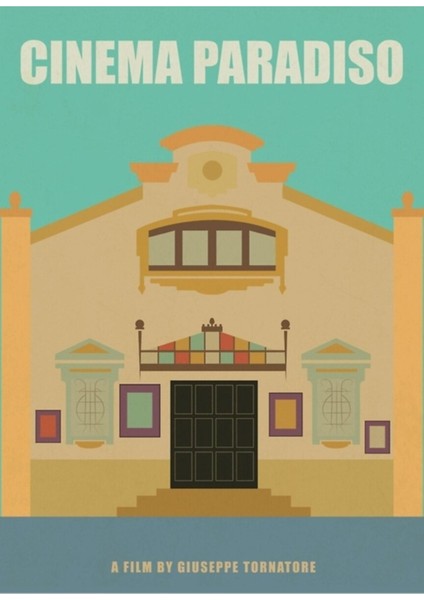 Cinema Paradiso Movie Ist - Directed By Giuseppe Tornatore Tablo Ahşap Poster Dekoratif