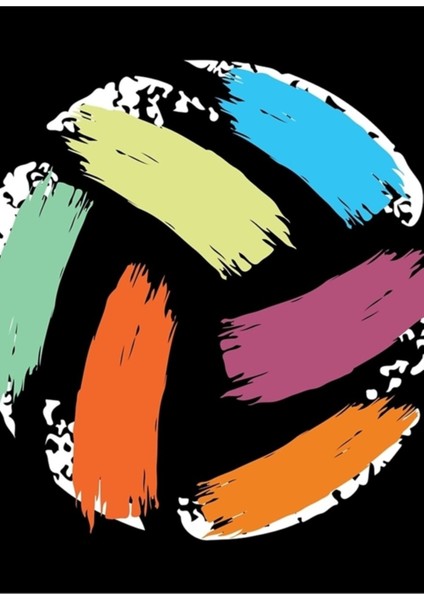 Voleybol Plaj Sporları Voleybolu Takım Oyuncusu Tablo Ahşap Poster Dekoratif