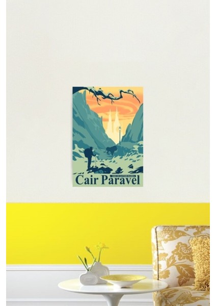 Cair Paravel Narnia Tablo Ahşap Poster Dekoratif