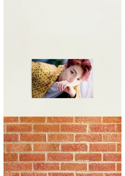 Jk Idol / Jeon Jungkook Bts Idol Tablo Ahşap Poster Dekoratif KOD871